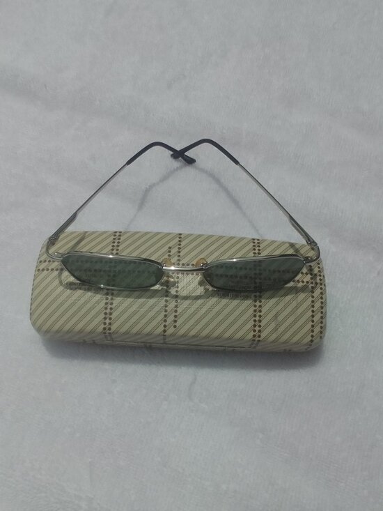 Platinum white-gold mini-style exquisite sunglasses&3 gifts NWT, SKU-glass-mini main image 4